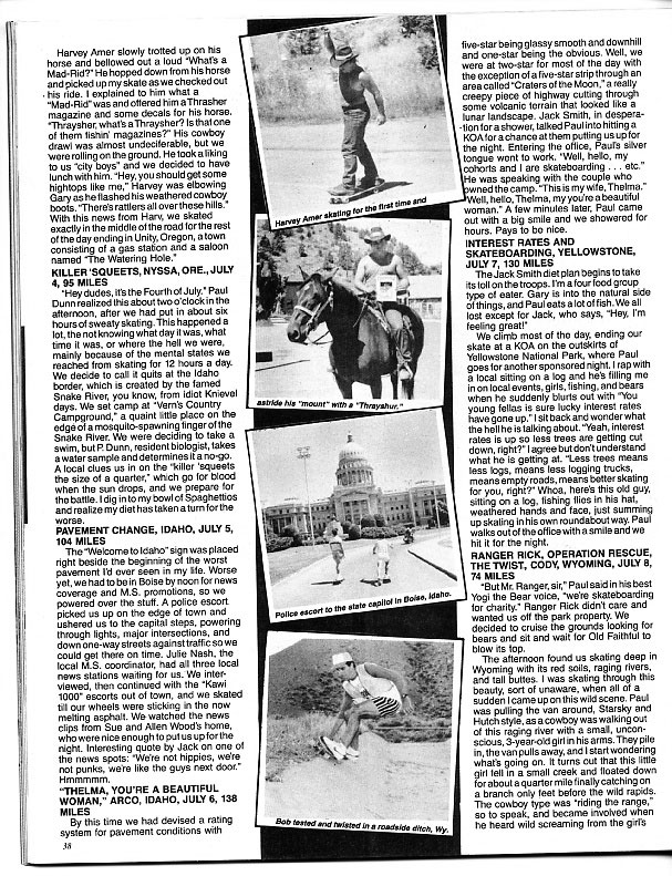 Skate Across America 1984, page 3