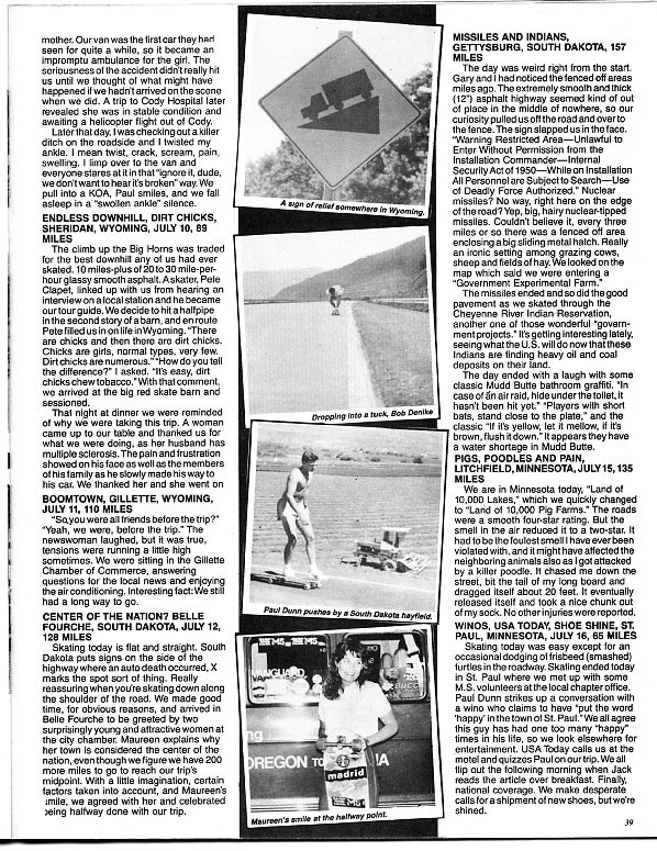 Skate Across America 1984, page 4